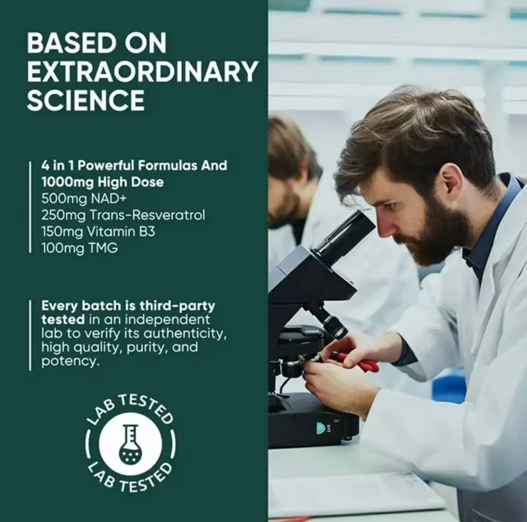 NAD+ and Resveratrol Supplement