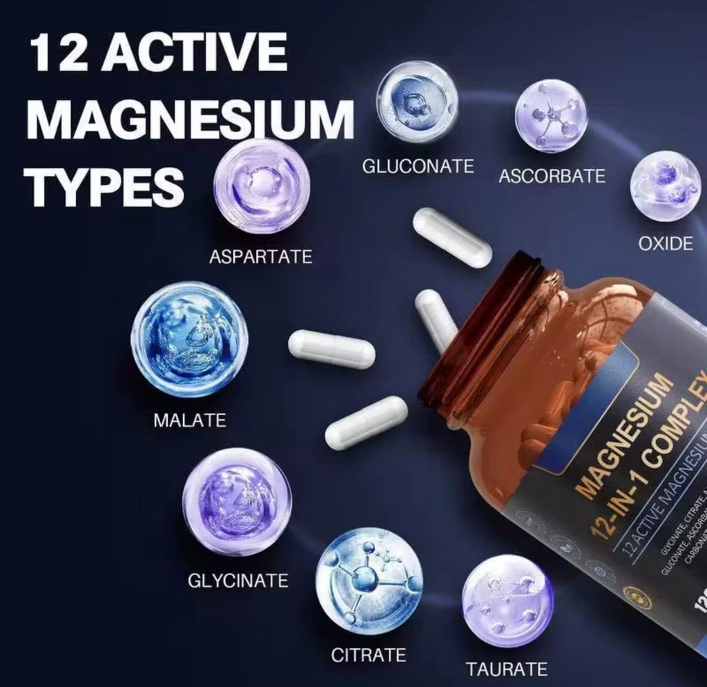 Magnesium 12-in-1 Complex – 700 mg | 120 Capsules