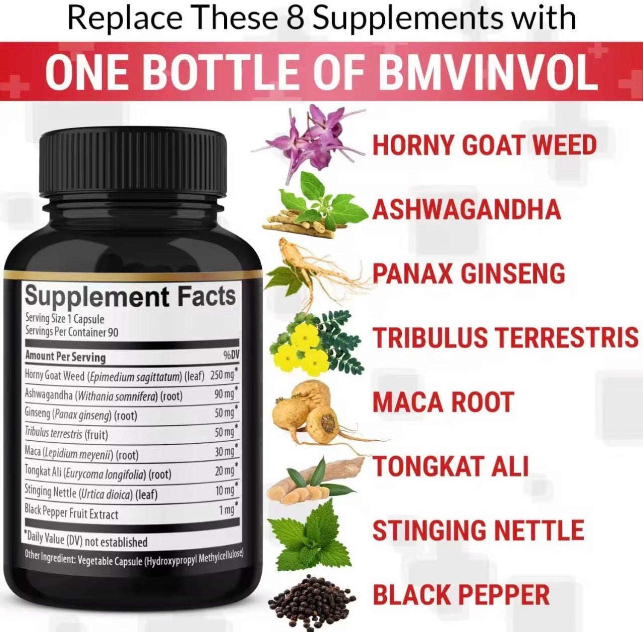 Horny Goat Weed - Libido support for Men (90 capsule)