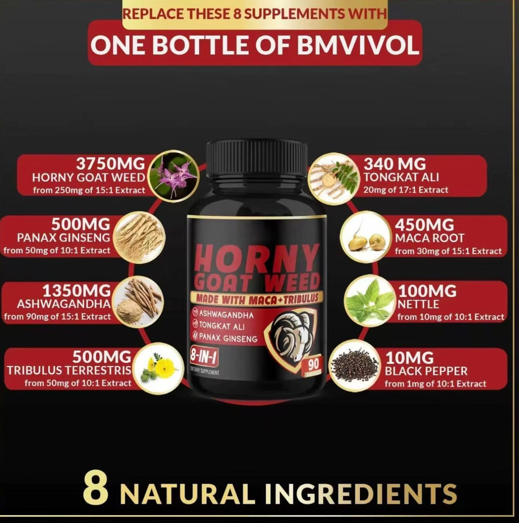 Horny Goat Weed - Libido support for Men (90 capsule)